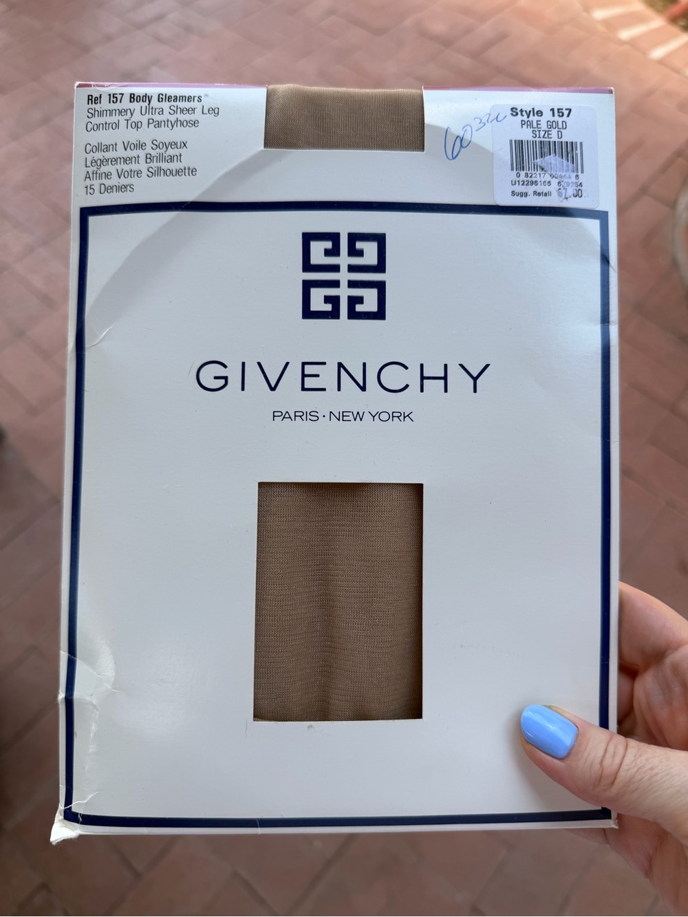 Vintage Givenchy Body Gleamers Pantyhose